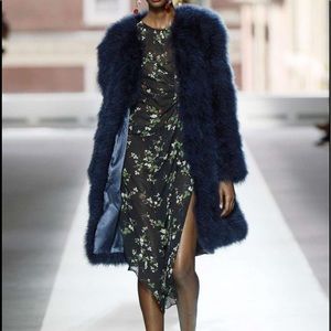 Topshop by Unique Runway Strawberry MIDI Dress